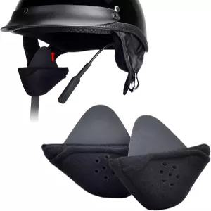 제네르투르보 하프 헬멧 이어 패드 스피커 포켓 카도 팩톡 엣지 액세서리용 오토바이 커버 1/2 - 바람 소음