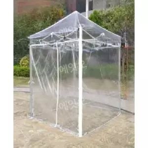 pvc 투명 텐트 투명텐트 쉘터 접이식 바람막이 방한 방풍