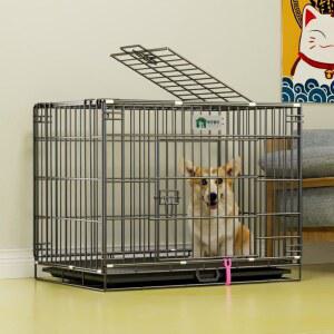 이동장 개냥이 접이식 반려 켄넬 화이트 그레이