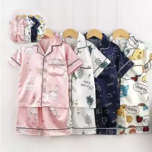 반팔 아동 아이스실크 캐릭터파자마 잠옷 205733 키즈