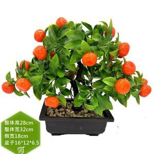 음식모 작 인공 식물 분재 파티 나무 호텔 룸 꽃 웨딩 만다린 홈 오렌지 화분