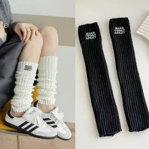 발토시 메이크골지레그워머 하이틴 겨울 니삭스 가을