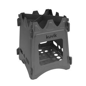 쿠빅 티타늄 우드 스토브 배낭여행 캠핑 생존을 위한 초경량 소형