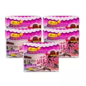 우리집 실내공간을 지켜줘 탈취제 실내공간용 250g 5개 탈취겔 숯 냄새제거