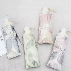 데일리마일샵  자수레이스 썬블록 양산 고급스런 나뭇잎 자수 자외선차단