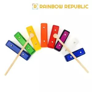 PV 레인보우 차임바/장난감/아동/실로폰/초등/학교/유아동/스틱/교구/교육/어린이/음악/활동/뮤직/악기