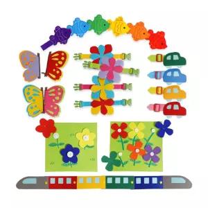 유아완구 인지놀이 무지개 소근육 7종