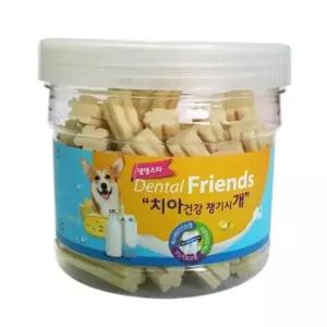 댕댕스타 강아지간식 덴탈 프랜드 300g(밀크 치즈)