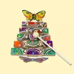 보석 나비 실로폰 만들기/스틱/교구/아동/교육/어린이/음악/활동/뮤직/악기/멜로디/키즈/교재/놀이/장난감