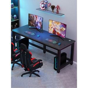 컴퓨터책상 2인용 게이밍 책상 투컴 서재 학생방 사무용
