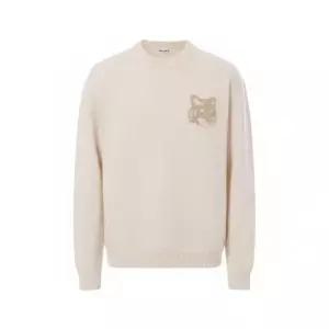 메종키츠네 25FW 남성 폭스헤드 인타르시아 울 니트 PM00816KM0329 0395 25F)