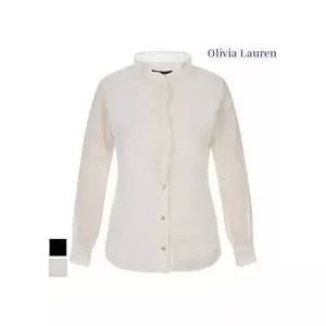 [올리비아로렌] 자수 프릴 블라우스_VORNL3WA191