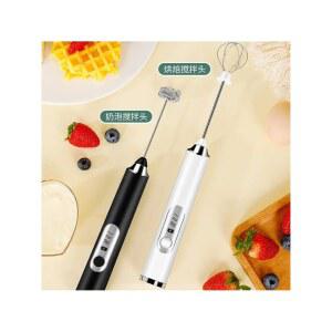 홈카페 라떼만들기 커피 비터 휴대용 제조기 믹서 스탠다드 자동 전기 더블 거품기 블랙