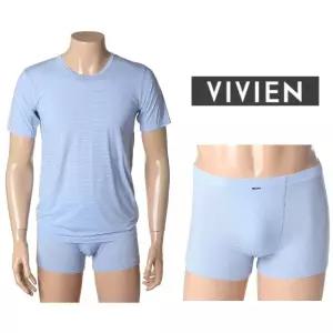 [롯데백화점]비비안 아쿠아 냉감원단의 반팔남성 런닝팬티세트 RU1691TPT1691P