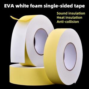 EVA 흰색 폼 스폰지 고무 스트립 테이프 강한 접착제 충돌 방지 방수 창문 씰 날씨 스트리핑