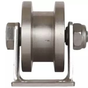 [서삼안전] 바퀴 1.25규격 SDR (고정-스텐레스) ㄷ레일 (본품)