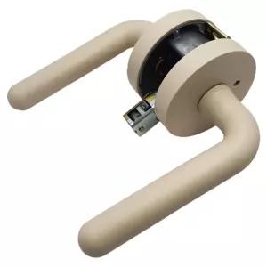 분위기전환 베이지 방문손잡이 도어락