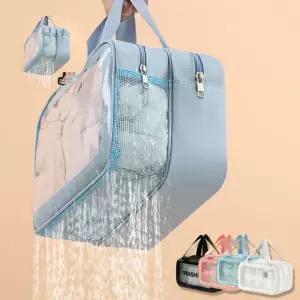 2중분리 매쉬 27cm스윔 목욕가방 205701 수영 방수
