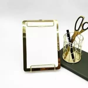 [문구] A6 골드 바인더 정리노트 포켓 다이어리 정리수납 컬러