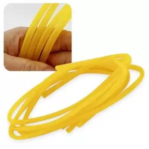 노랑고무줄 한양 (호스고무줄) 노랑 라텍스 고무관 고무밴드 튜브