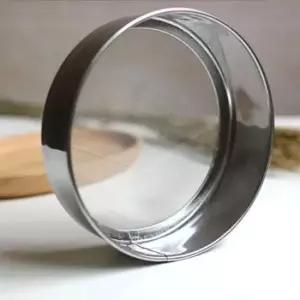 원형채반 스테인레스 고운망 가루 밀가루 분당채 채반 (소)