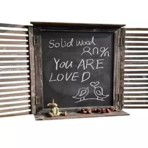 가짜창문 감성 나무 소품 빈티지 단일 벽걸이 인테리어 촬영 원목 북유럽 배경장식