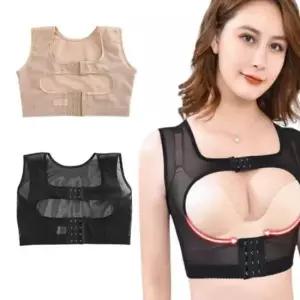 여성속옷 여자 여성 자세 교정 가슴 라인 볼륨업 코르셋 숏탑