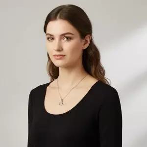 [비비안웨스트우드] 아리엘라 펜던트 목걸이 플레티넘 6302038Y 154430760