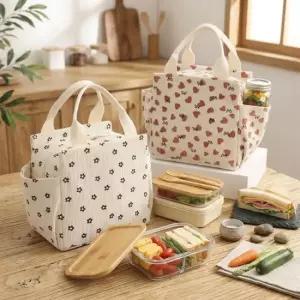 메모텍 메모텍 코듀로이 패턴 보온·보냉백