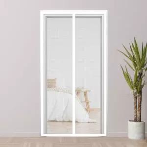 PrimeBulk 방충 자석 문 모기장(100x210cm)(화이트)