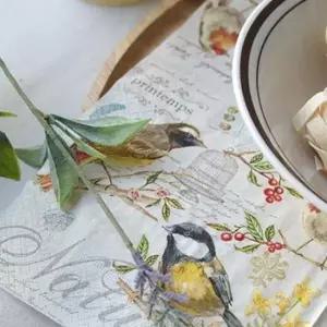 테이블냅킨 넉넉한 20장 독일 페어립 유니크 냅킨 4style