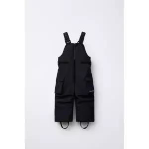 [국내배송] 자라 ZARA 방수 및 방풍 포켓 롱 오버롤 - 블랙 970814