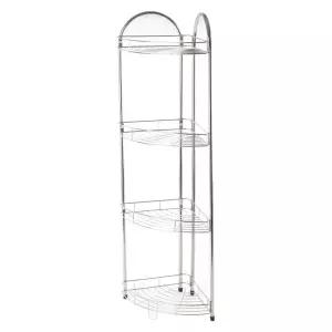 다용도 스텐 4단 코너선반 1p