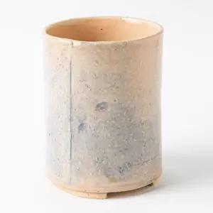 수저통 이천도자기 공방 핑크 11cm