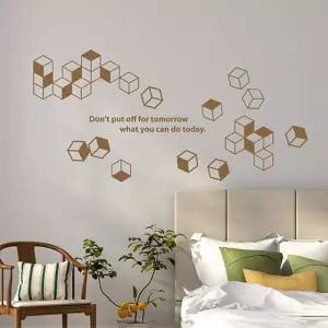 그래픽스티커 큐브(대형) 시트지 벽지 포인트커