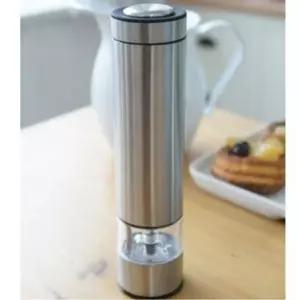 식기 주방용품 자동 후추 세라믹 칼날 LED 그라인더 일자형