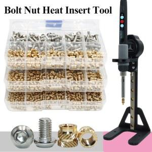 앨런 나사 삽입 기계 너트 수동 프린터 볼트 이식 3D 및 나사산 프레스 황동 인서트 기계 열 너트 플라스틱