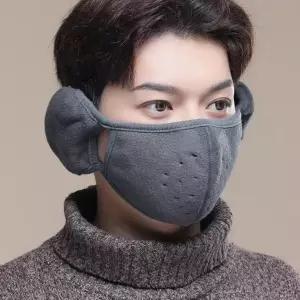 여성 겨울 방한용 히든 밴드 기모 귀마개 마스크