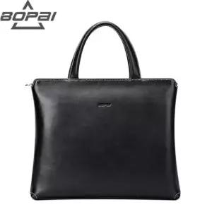 남성 클래식 가죽 서류 토드백 정장가방