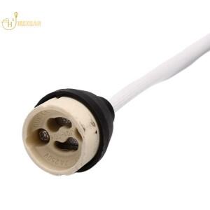 소켓 램프 베이스 홀더 GU10 전구 조명 어댑터 커넥터 변환기 세라믹 와이어