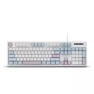 지오맥스 유선 키보드, GEOMAX GM-YK2100 화이트민트