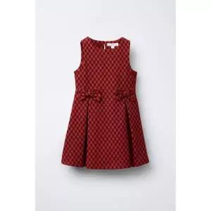 [국내배송] 자라 ZARA 리본 체크 원피스 - 레드 971355