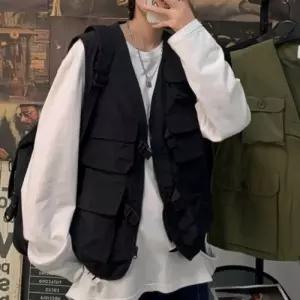 남성 베스트 간절기 포켓조끼 면조끼 패션 스타일코디