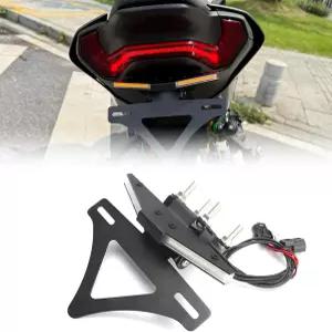 LED 턴 라이트 쇼트 테일 모터사이클 통합 번호판 홀더가 Z900 2025 z900 시그널 미네이터 키트 브래킷과