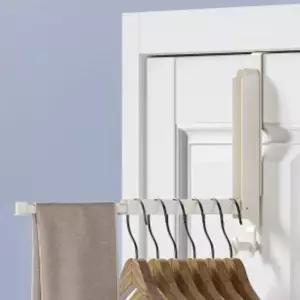 [JED] 접이식 도어행거 화이트 옷걸이 걸이형 행거 정리용