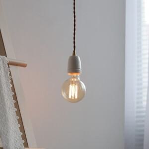 DIY 빈티지 세라믹 도자기 나사 LED 전구 거치대 컵, E27 Poecelian 램프 베이스 소켓 펜던트 조명 피팅
