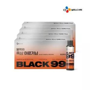 [CJ공식] 한뿌리 블랙99 흑삼 아르기닌 7병 4박스