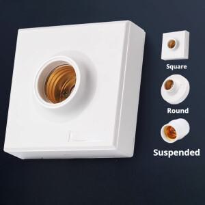 백색 LED 램프 나사 베이스 할로겐 전구 거치대 컨버터, E27 소켓, 양말