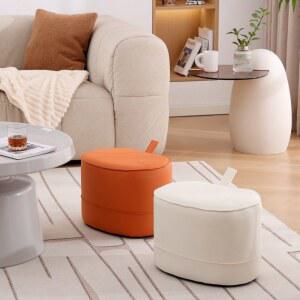 패션 가죽 그물 거실 소파 침실 신발 홈 벤치 북유럽 발 변경 다기능 커피 의자 테이블