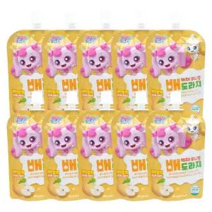 국산배즙 캐치티니핑 배도라지 어린이 음료 80ml 10개